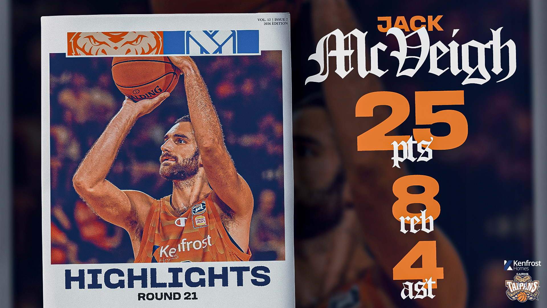 Jack McVeigh vs. Melbourne (Round 21, 2025/26)