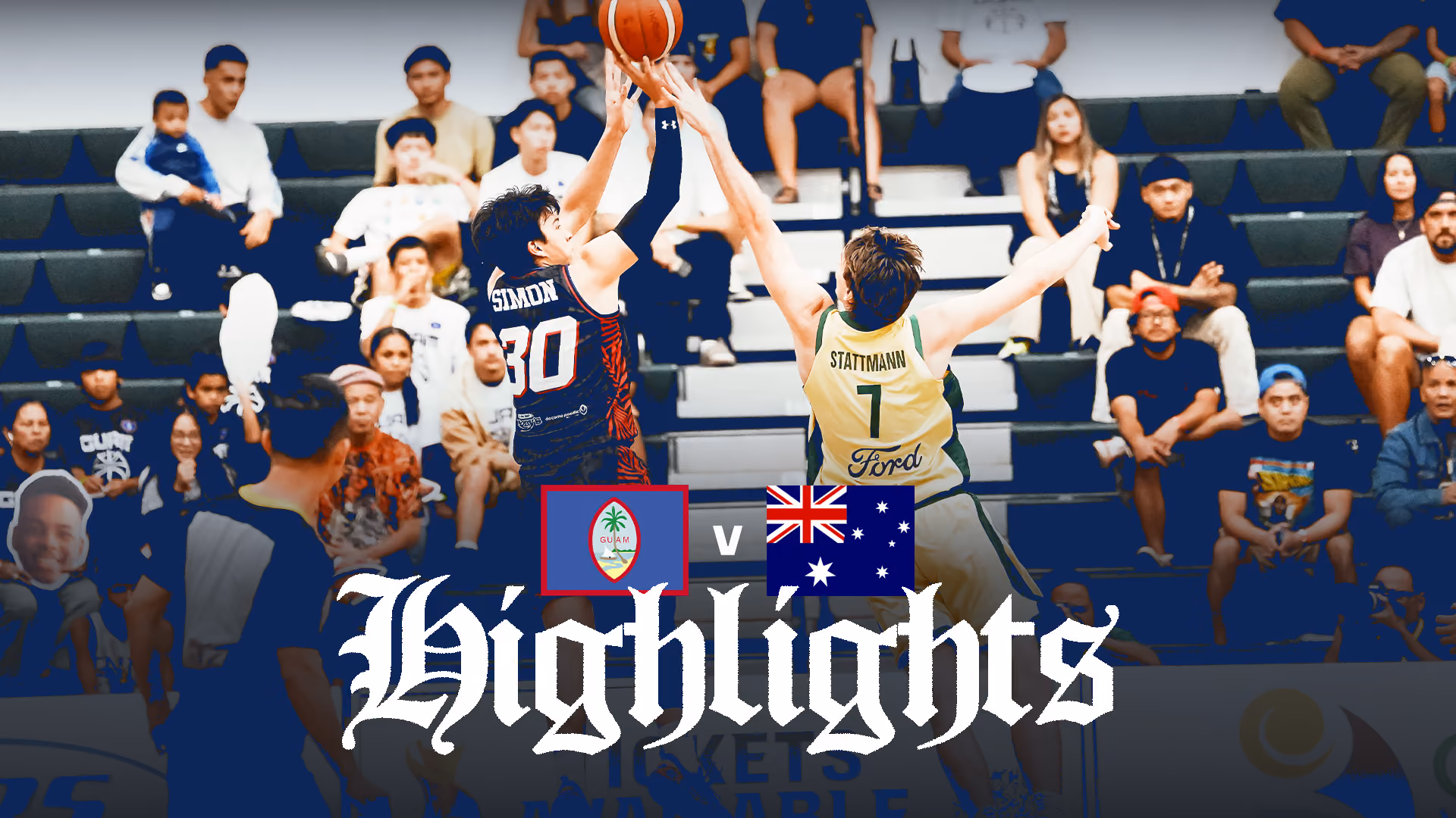 Game Highlights - Guam v Australia, 2027 FIBA World Cup Qualifiers