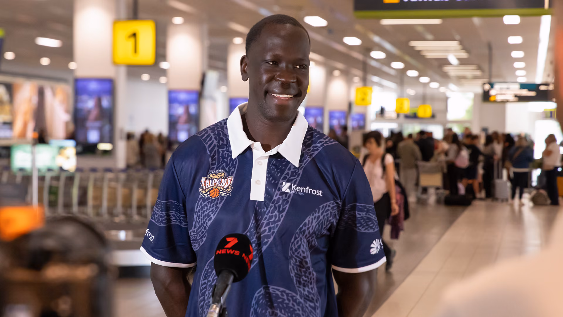 Sunday Dech lands in Cairns, ready for pre-season