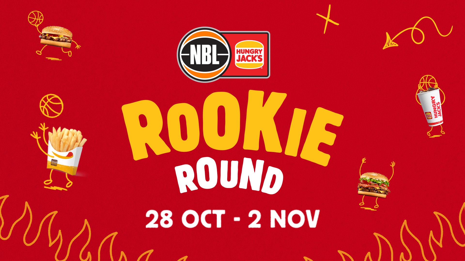 Nominate to win with Hungry Jack's Rookie Round