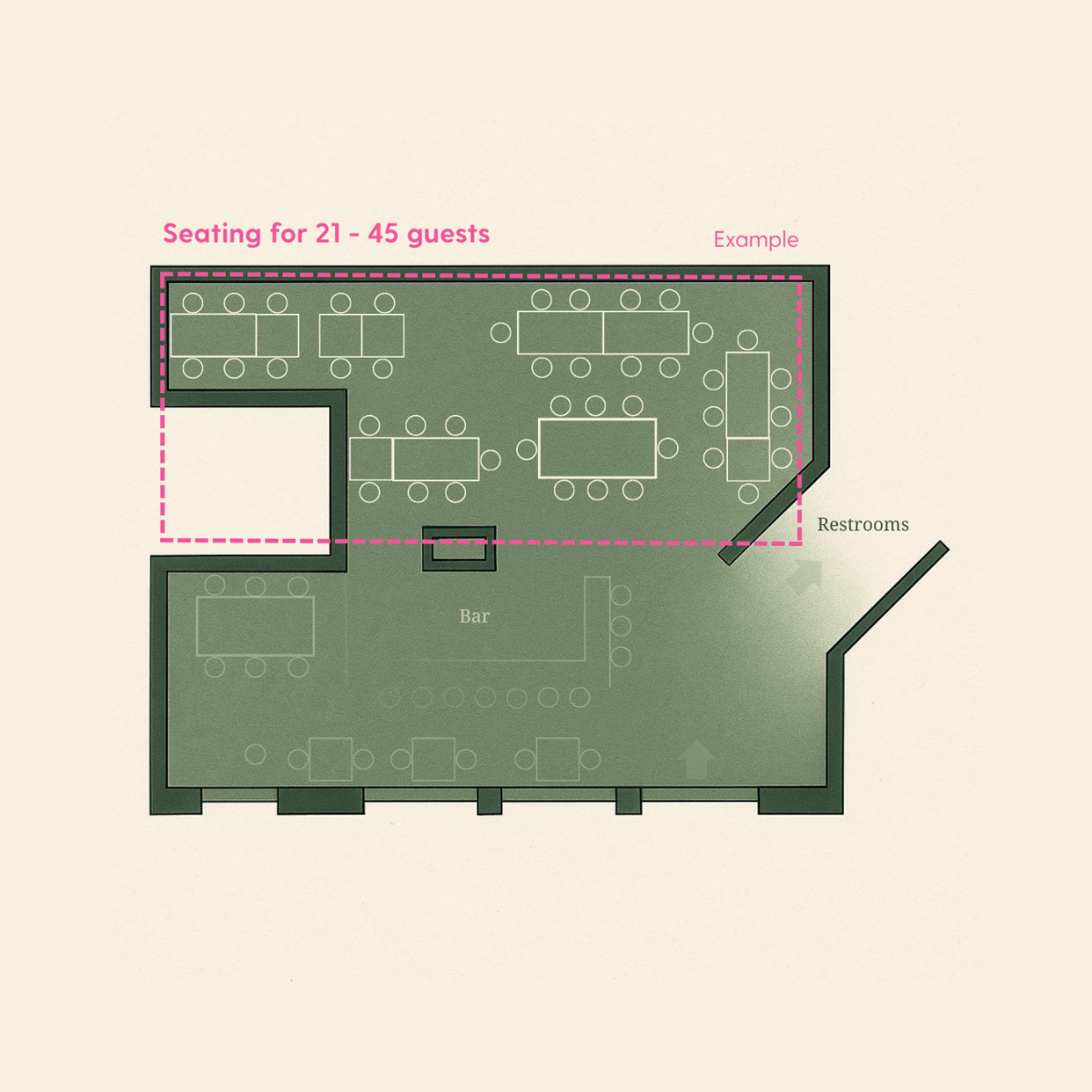 Ein Tisch mit Essen auf Tellern von oben fotografiert