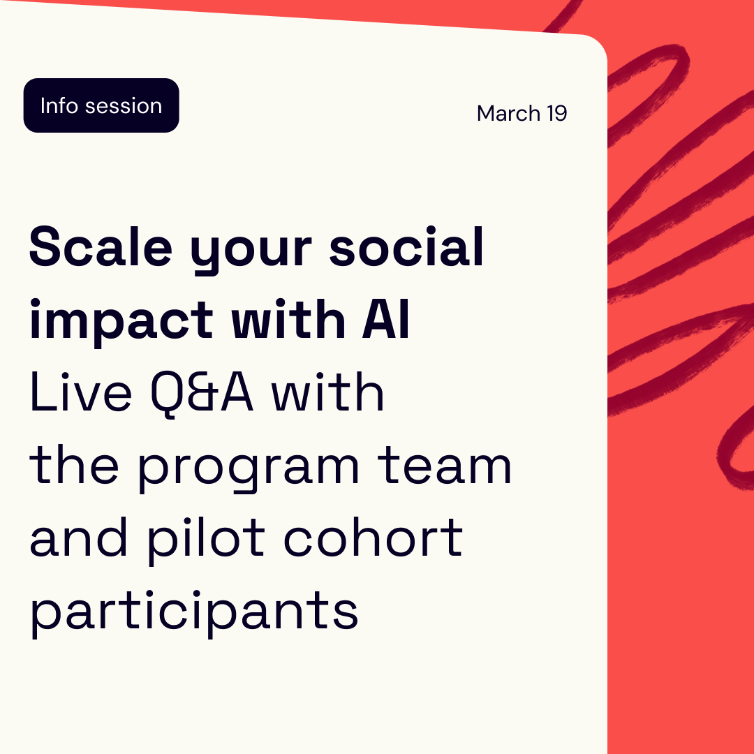 Info Session about AI Impact Scaling Program