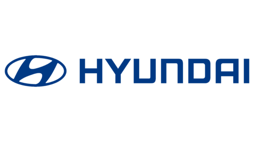 Hyundai company logo.