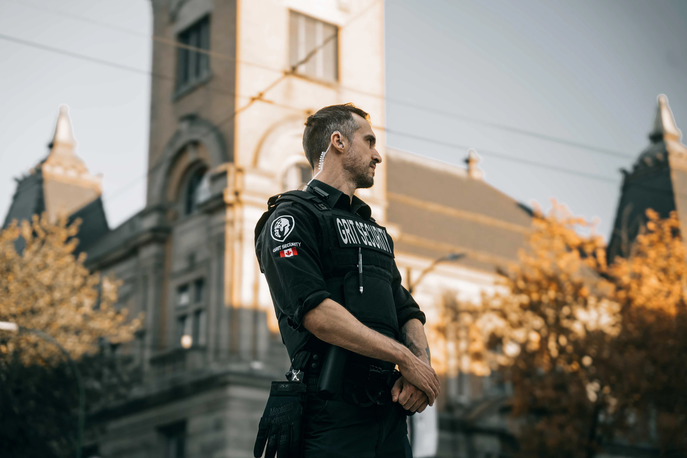 Grit Security officer protecting a retail security property