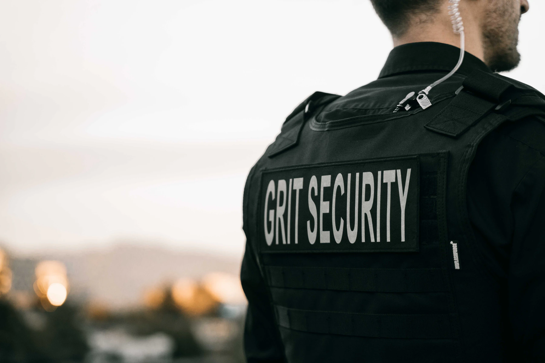 Grit Security officer protecting a commercial or residential property in Coquitlam
