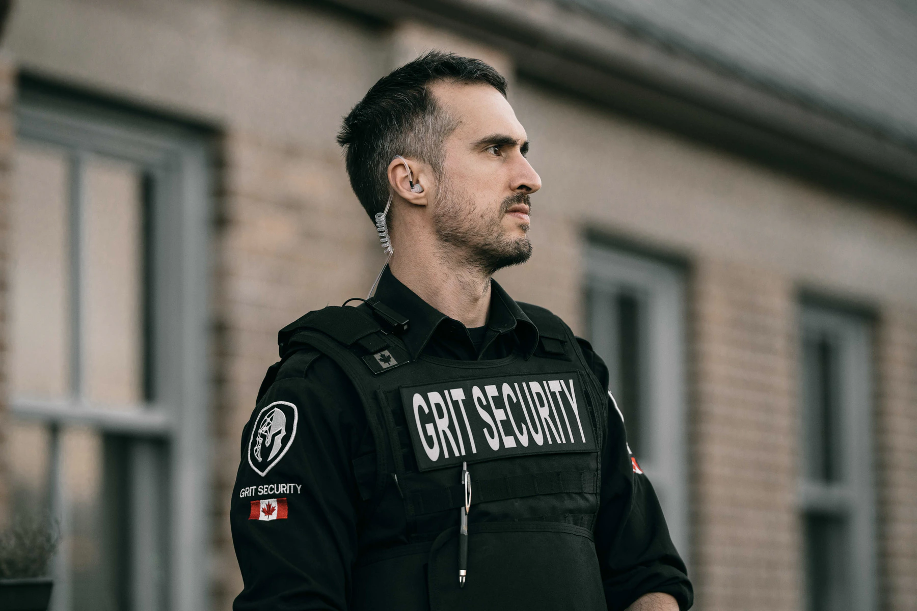 Grit Security officer protecting a commercial or residential property in Victoria