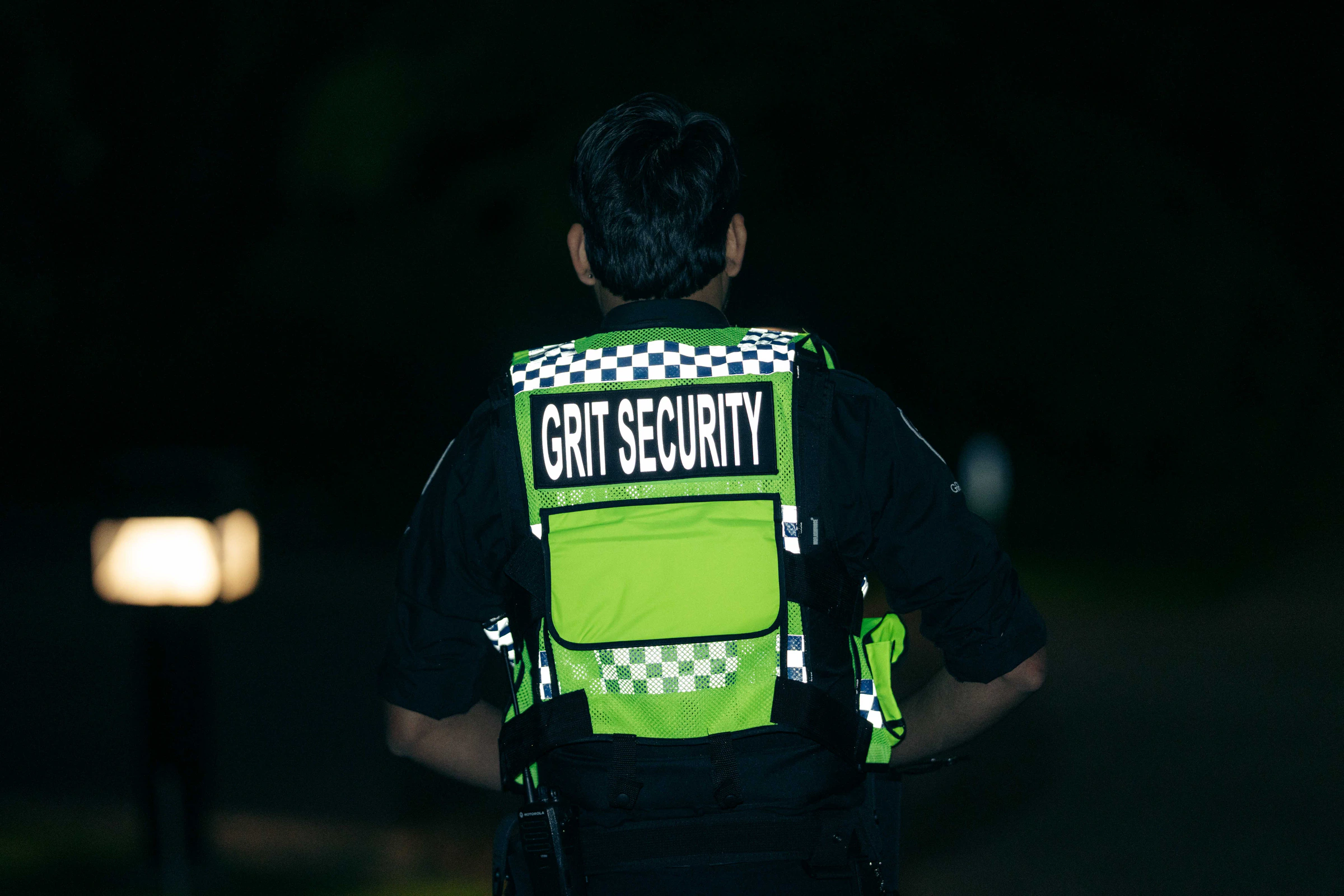 Grit Security officer providing professional security services in Victoria, British Columbia