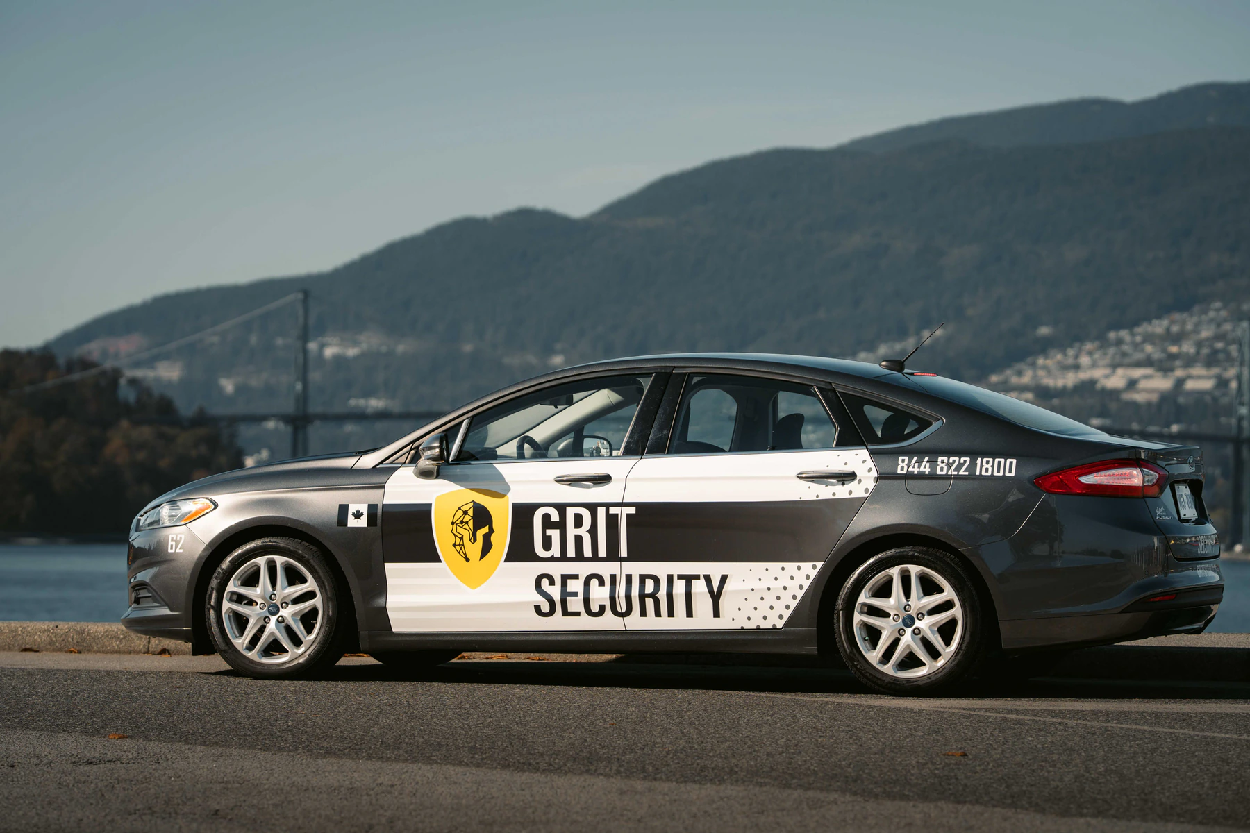Grit Security officer safeguarding a commercial building security property