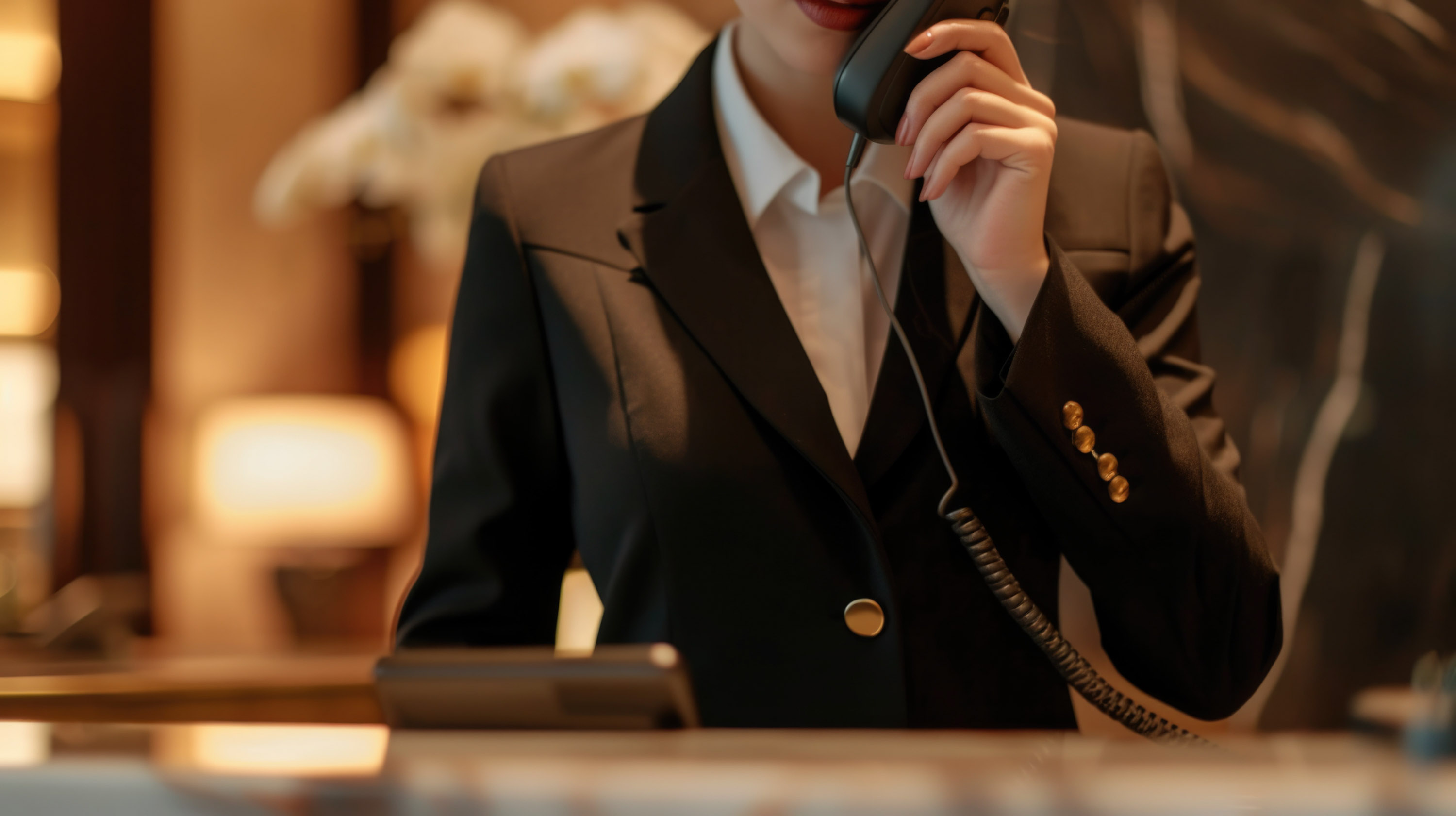 Concierge professional providing front-desk and resident services in a Vancouver high-rise