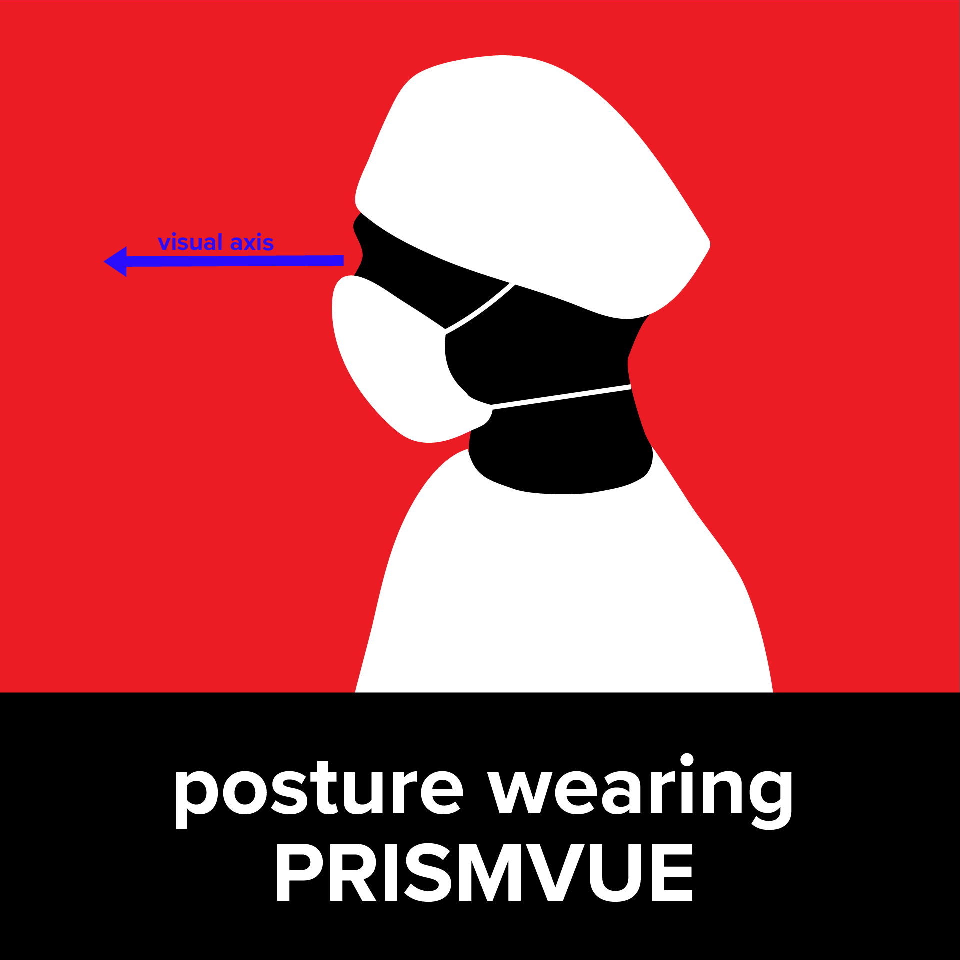 posture wearing PRISMVUE