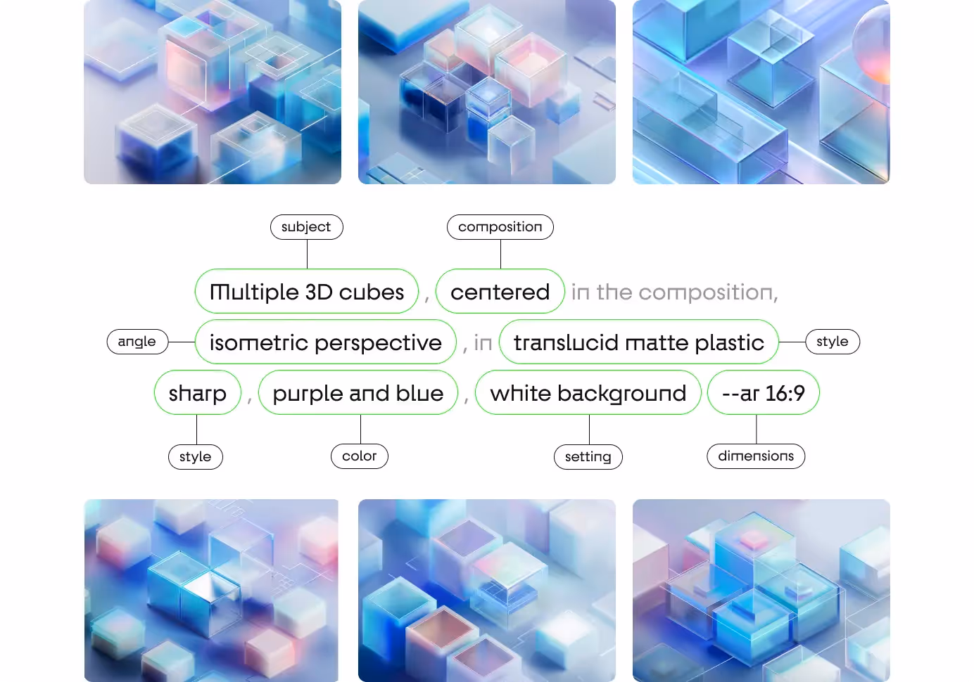 Midjourney image generation - Prompting example