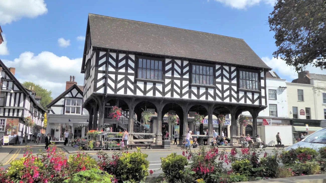 Ledbury town centre. 