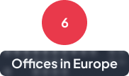 Number of offices in Europe