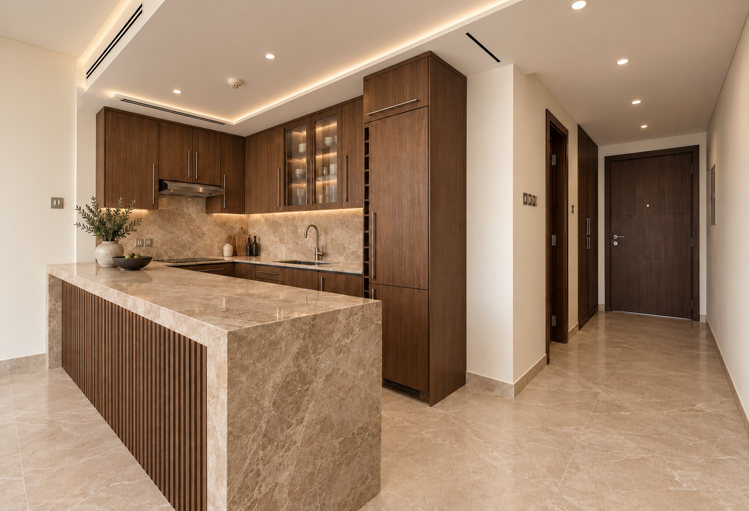 Kitchen after renovation by LuxRenov8