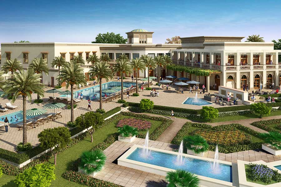 Luxury renovated villa interior in Arabian Ranches, Dubai