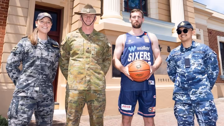 Saab, 36ers join forces for Remembrance Day