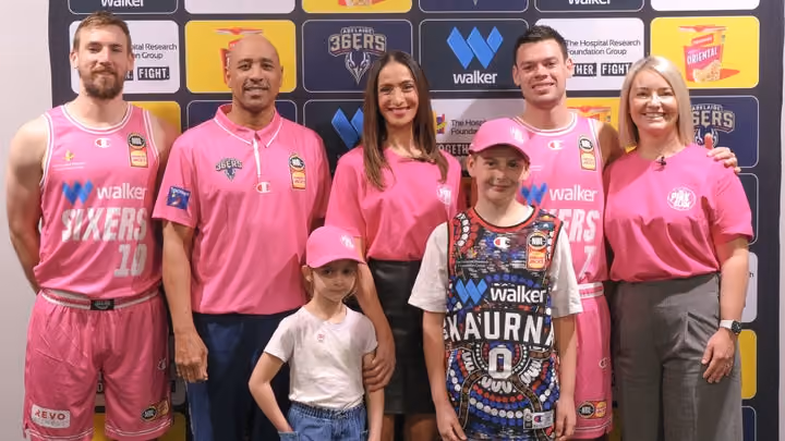 36ers honoured to turn pink for great cause