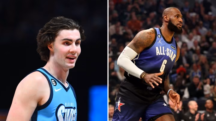 LeBron's high praise for ex-36er Giddey