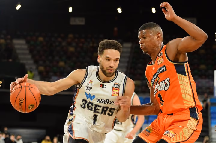 DJ leads 36ers to opening OT win at Blitz