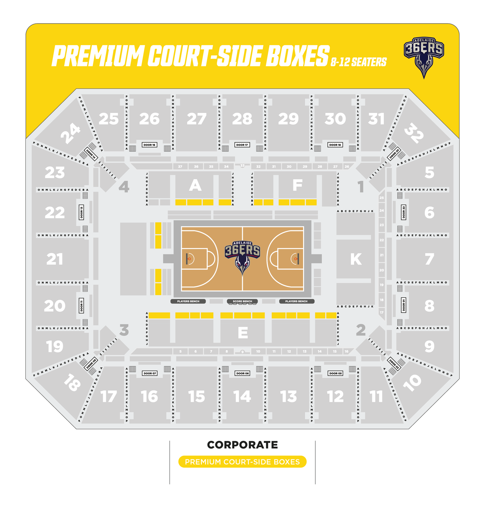 Premium Court Side Boxes