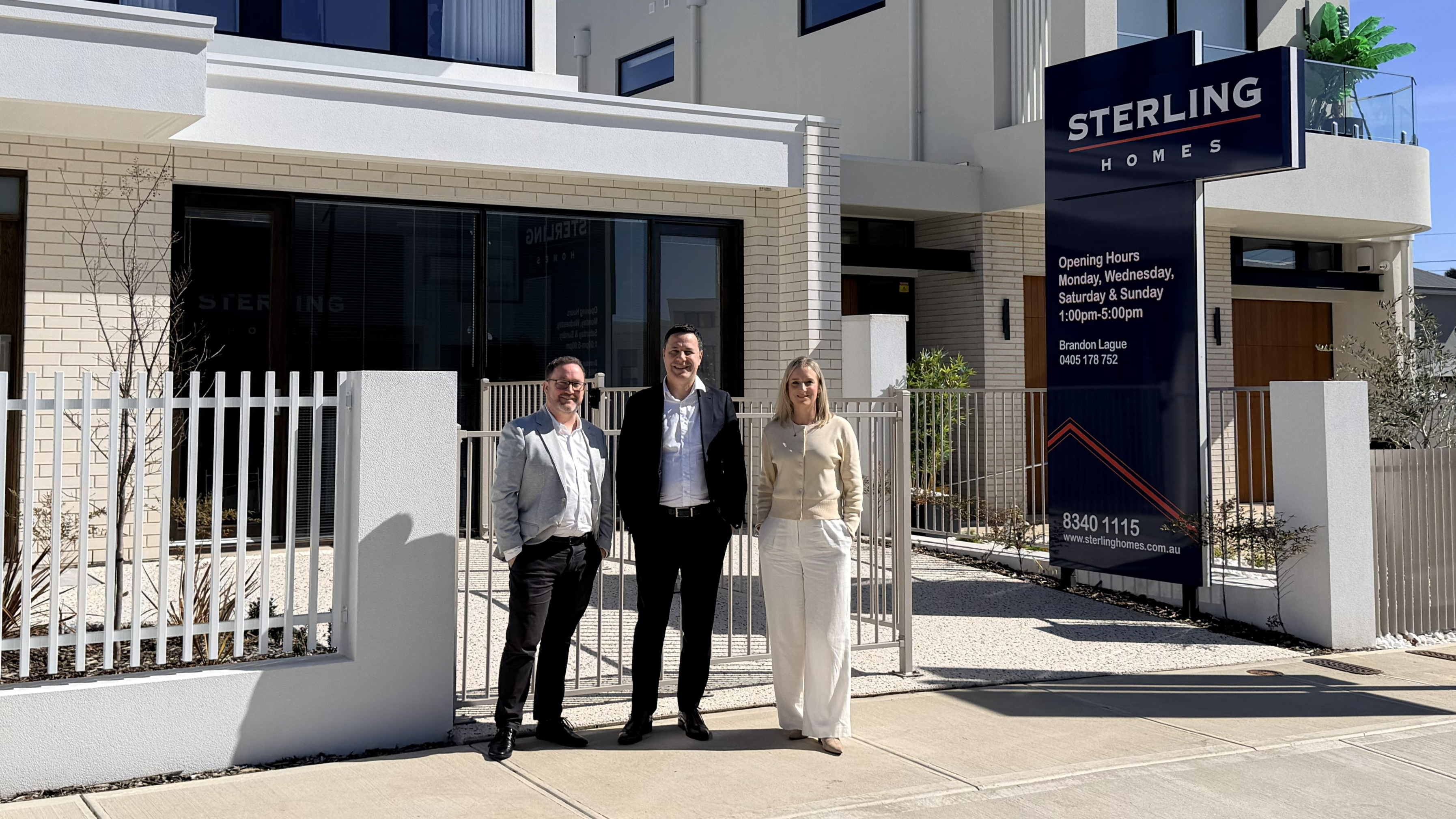 36ers and Sterling Homes building together 