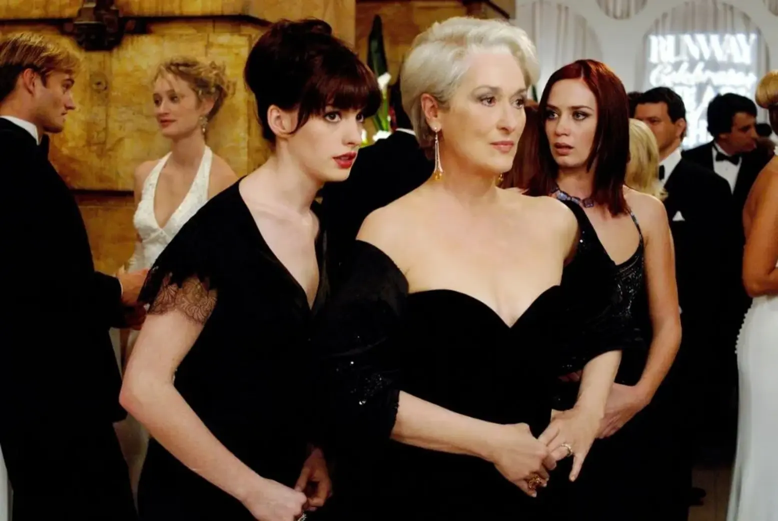Some screens in The Devil Wears Prada