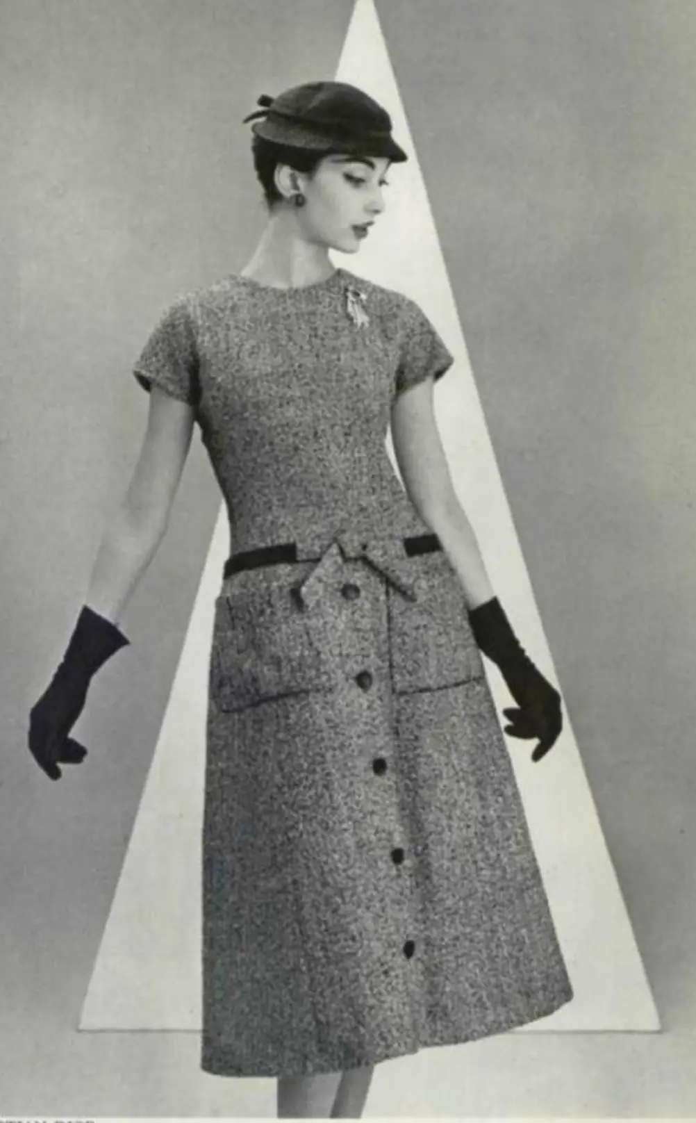 A Line collection in 1955 by Christian Dior