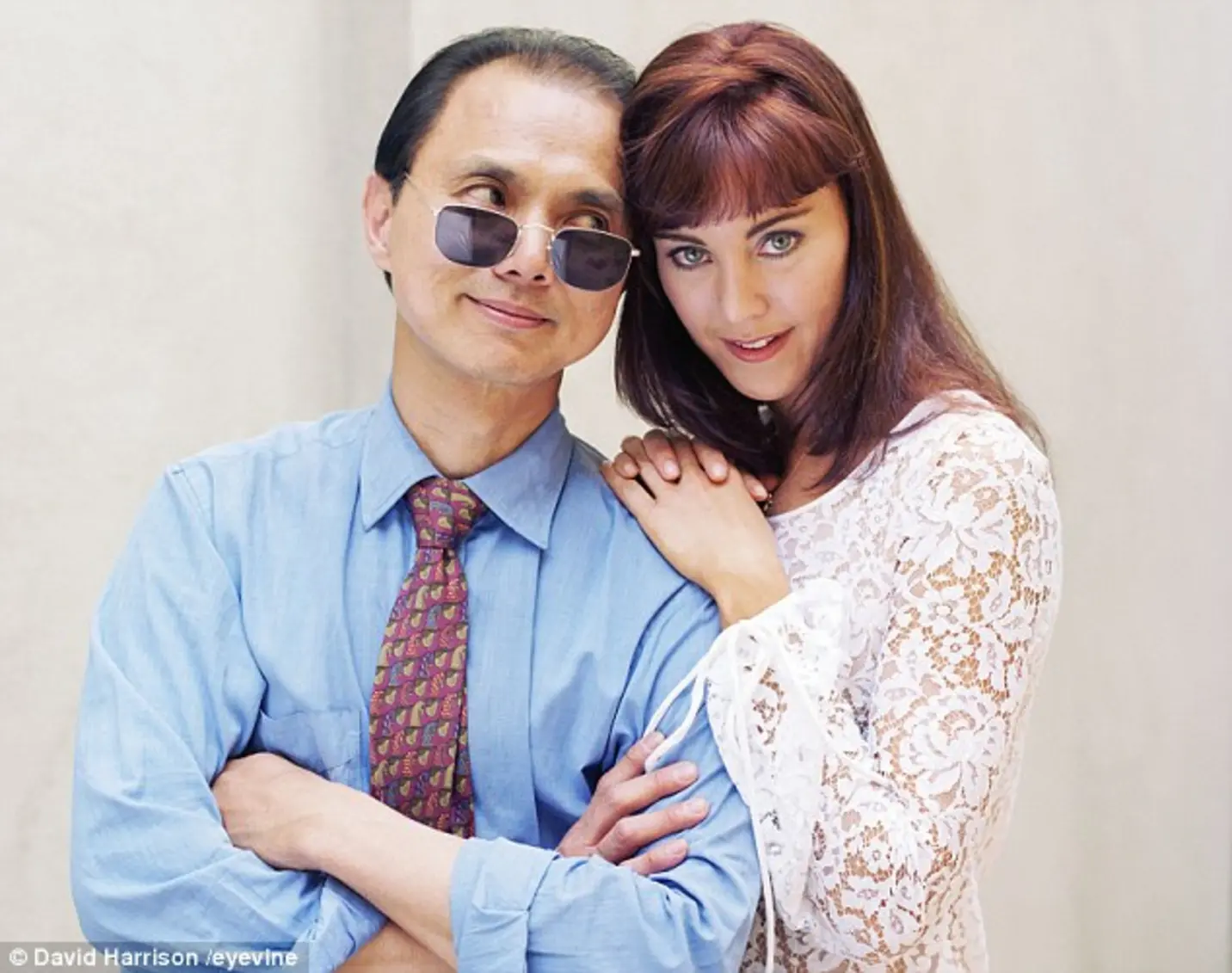 Shoe designer Jimmy Choo and Tamara Mellon, former co-founders of the luxury shoe brand Jimmy Choo