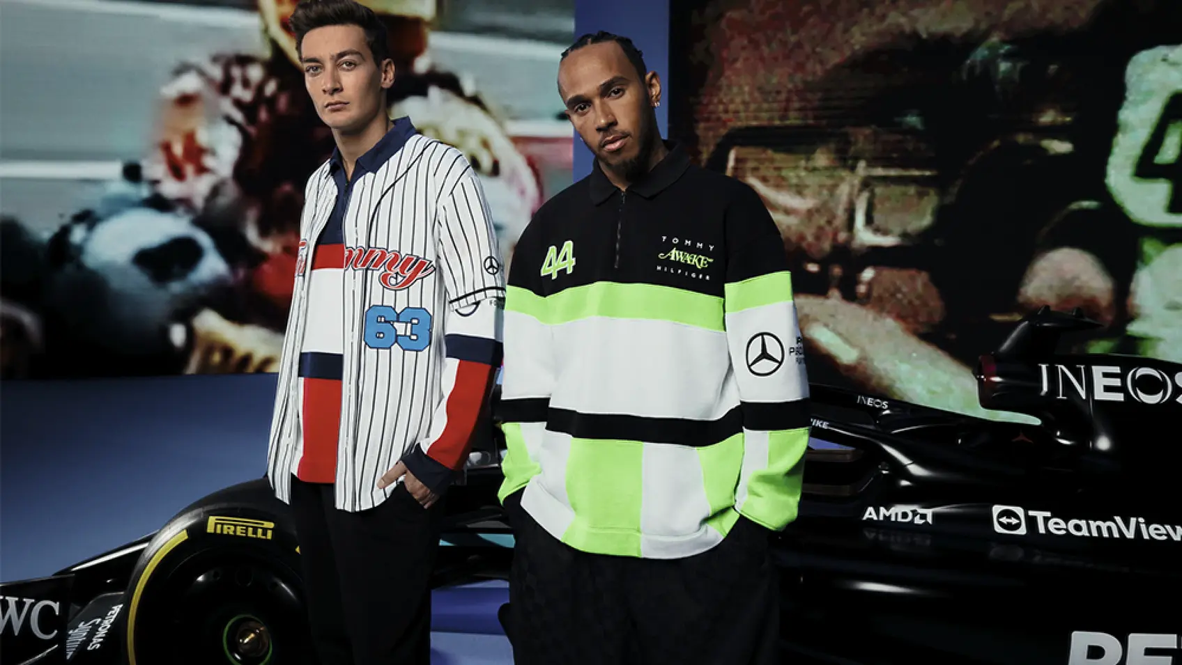 Tommy x Mercedes-AMG F1 X Awake NY collection