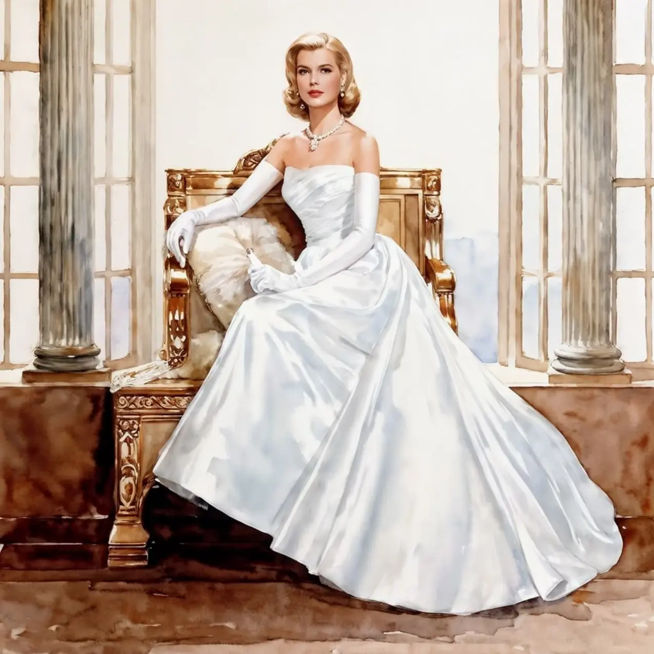 Grace Kelly’s wedding to Prince Rainier III of Monaco, 1956 Grace Kelly’s wedding to Prince Rainier III of Monaco, 1956