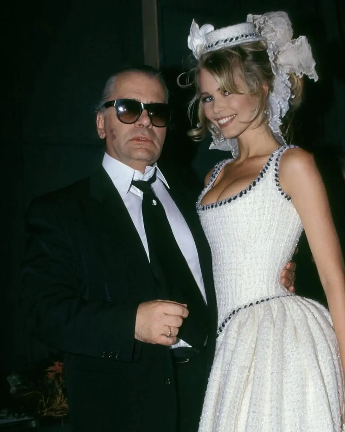 Karl and Claudia Schiffer