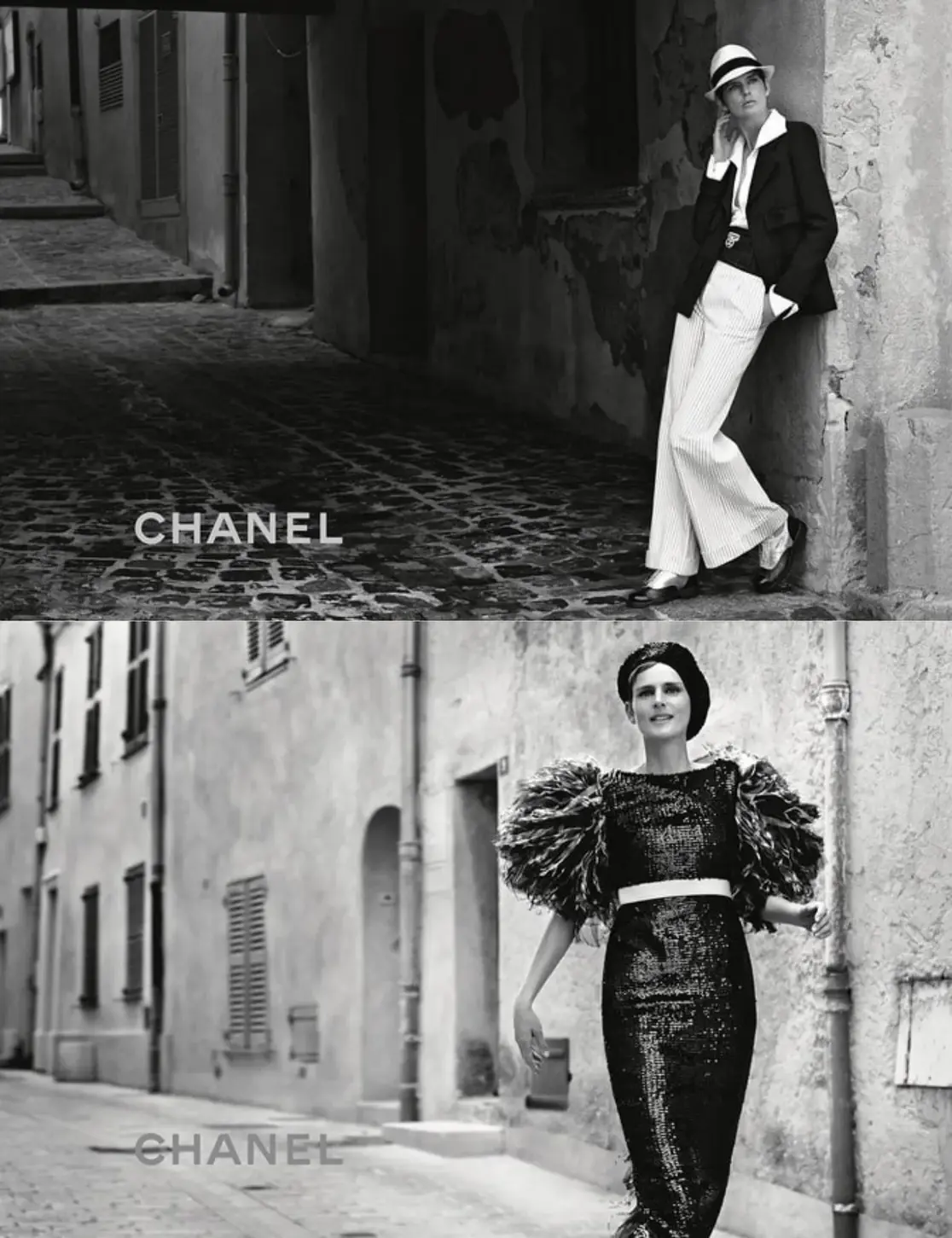 Chanel Cruise 2017 Campaign featured Stella Tennant, photographed by Karl Lagerfeld Chanel Cruise 2017