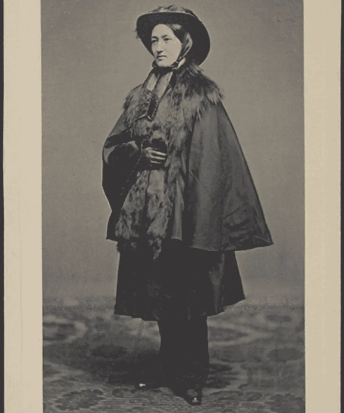 Elizabeth Smith Miller (1822–1911), photographed wearing her bloomer outfit, 1851. Carrie Chapman Catt Papers, Manuscript Division, Library of Congress