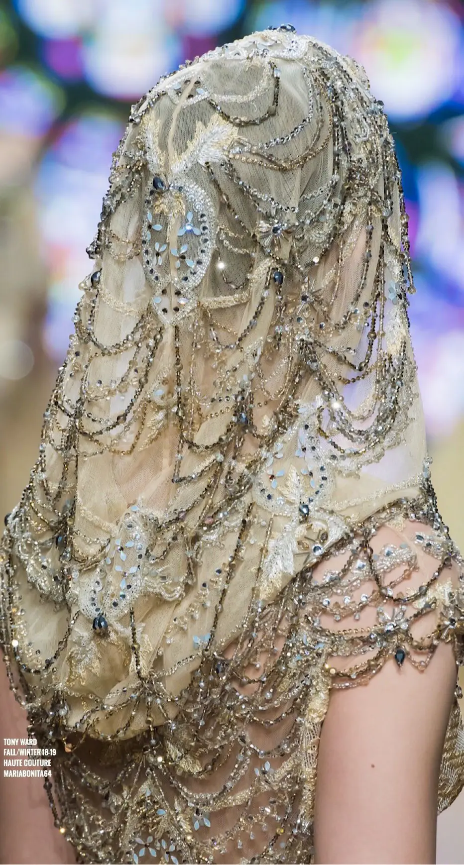 Tony Ward Fall/Winter 18-19 Haute Couture Embroidery Details