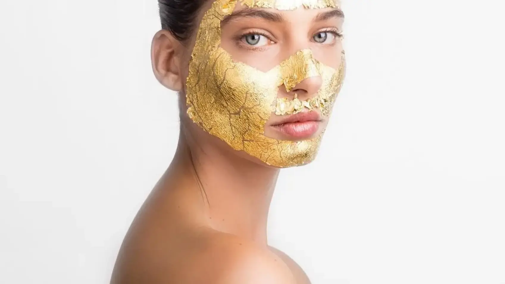 Gold Face Mask