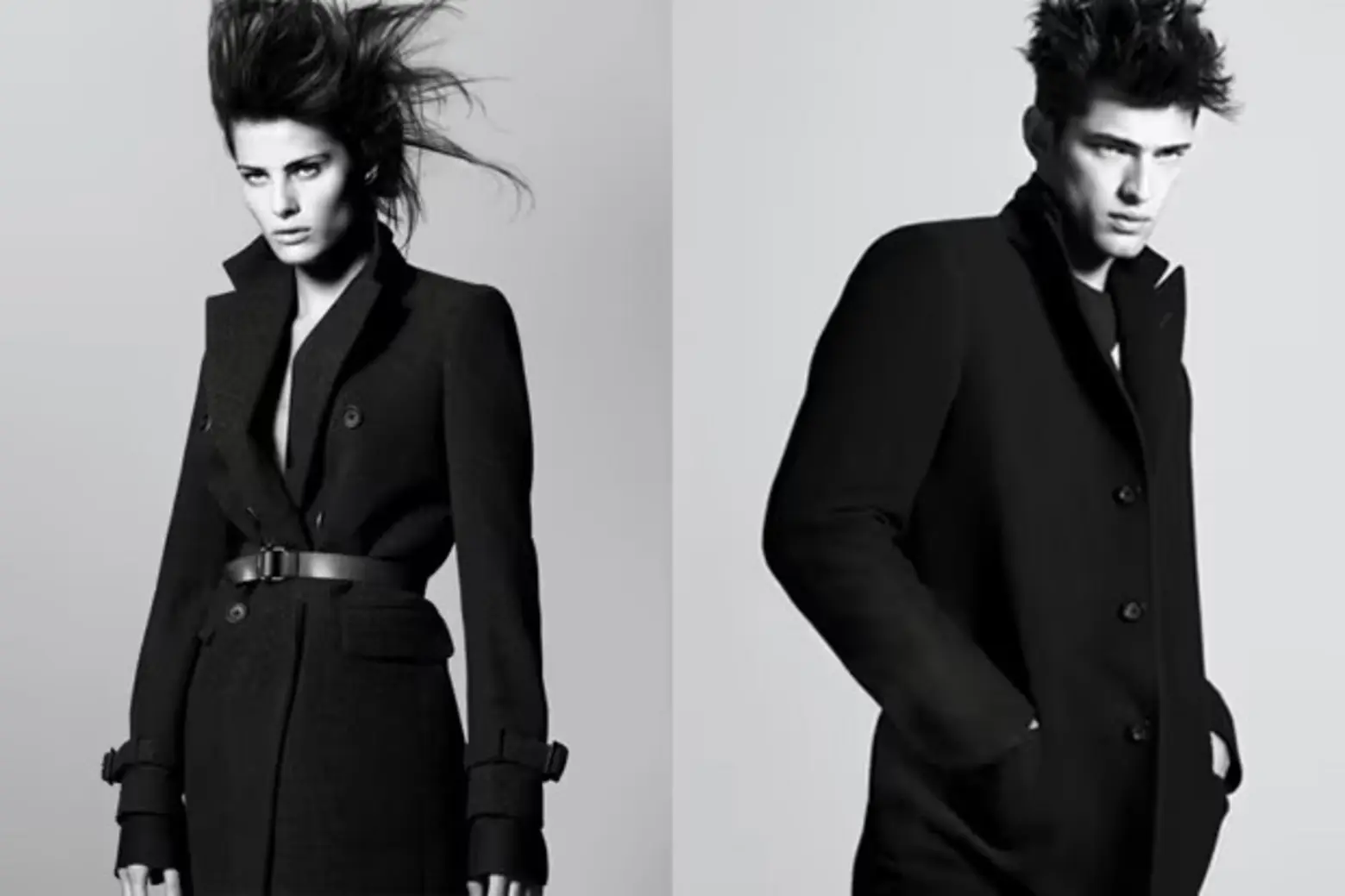 Campaign image from Uniqlo's +J Fall/Winter 2009 collection, designed by Jil Sander as creative director from 2009 to 2011