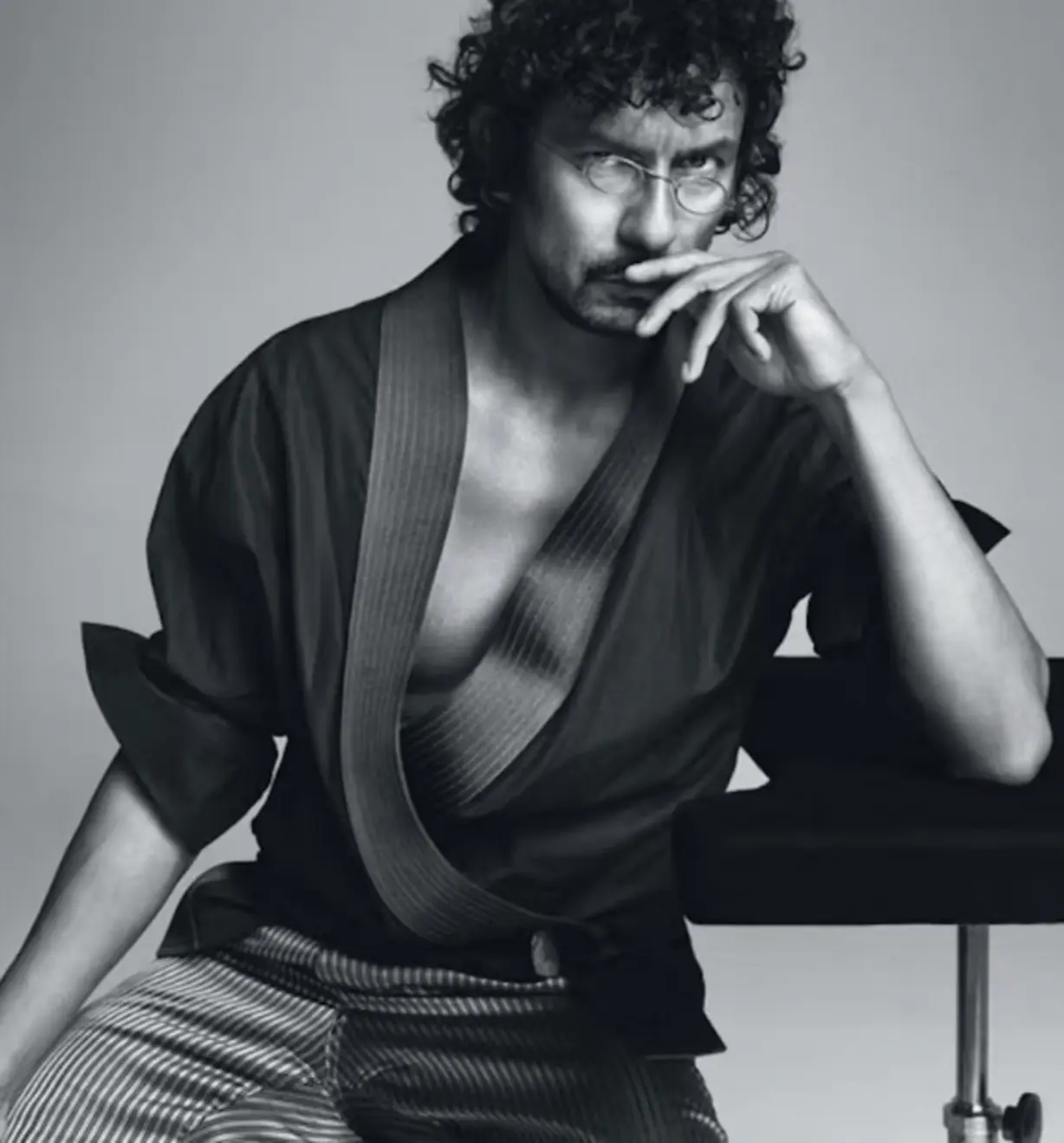 Haider Ackermann, Colombian-born designer acclaimed for sculptural draping, chiaroscuro palettes, and redefining red-carpet modernity