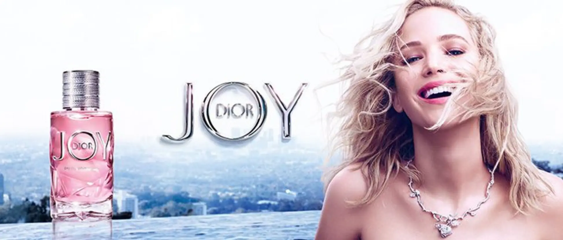 Jennifer Lawrence is the face of JOY by Dior Eau de Parfum