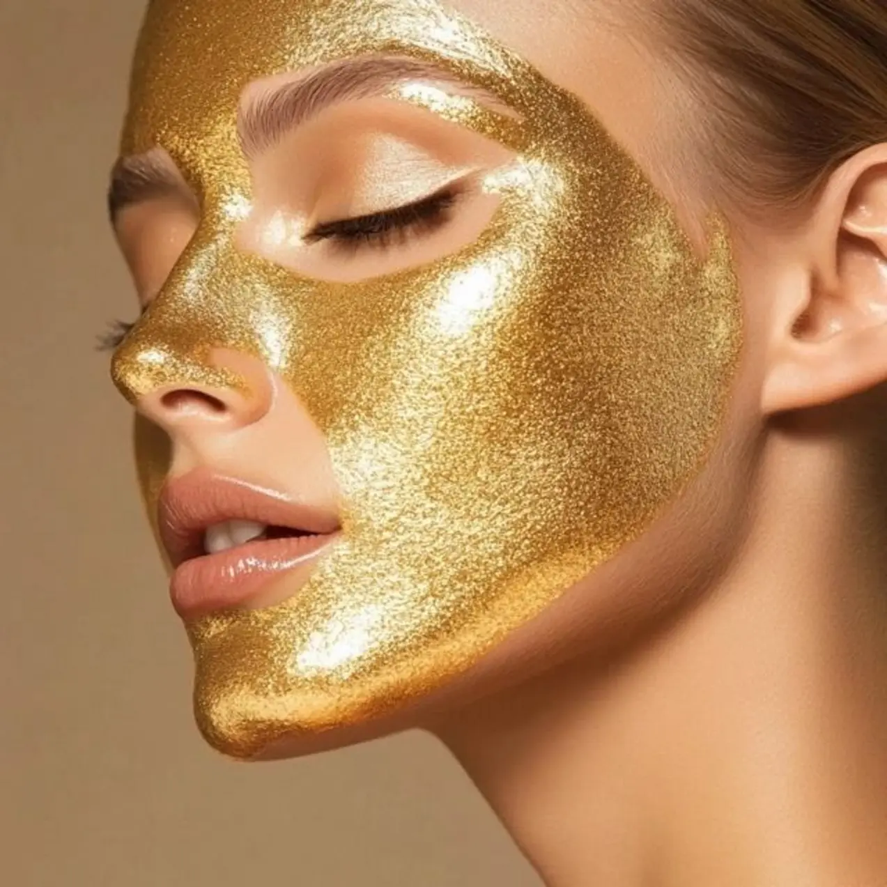 Gold mask