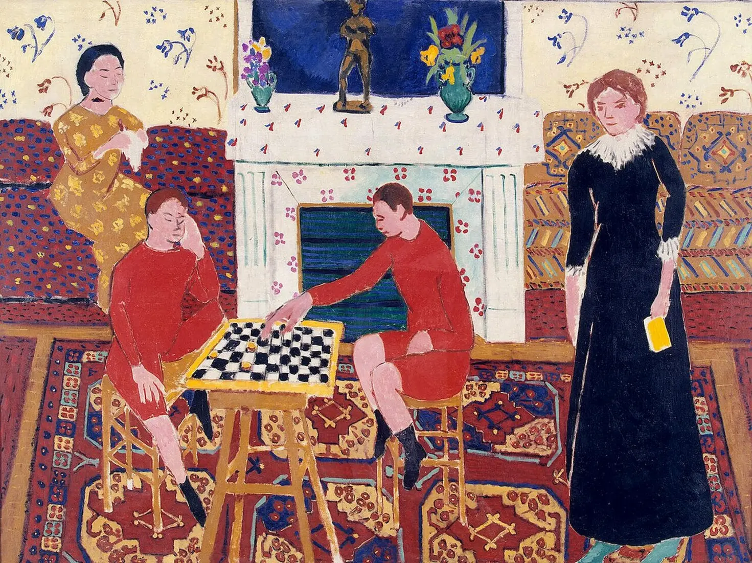 'Painter's Family', oil on canvas