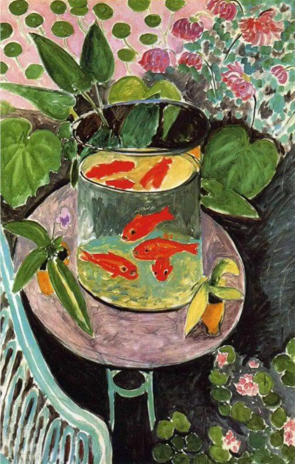 'The Goldfish', oil on canvas