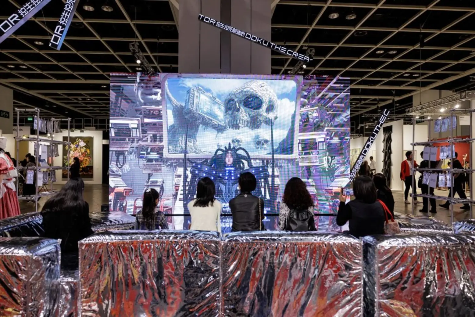 A display at Art Basil Hongkong