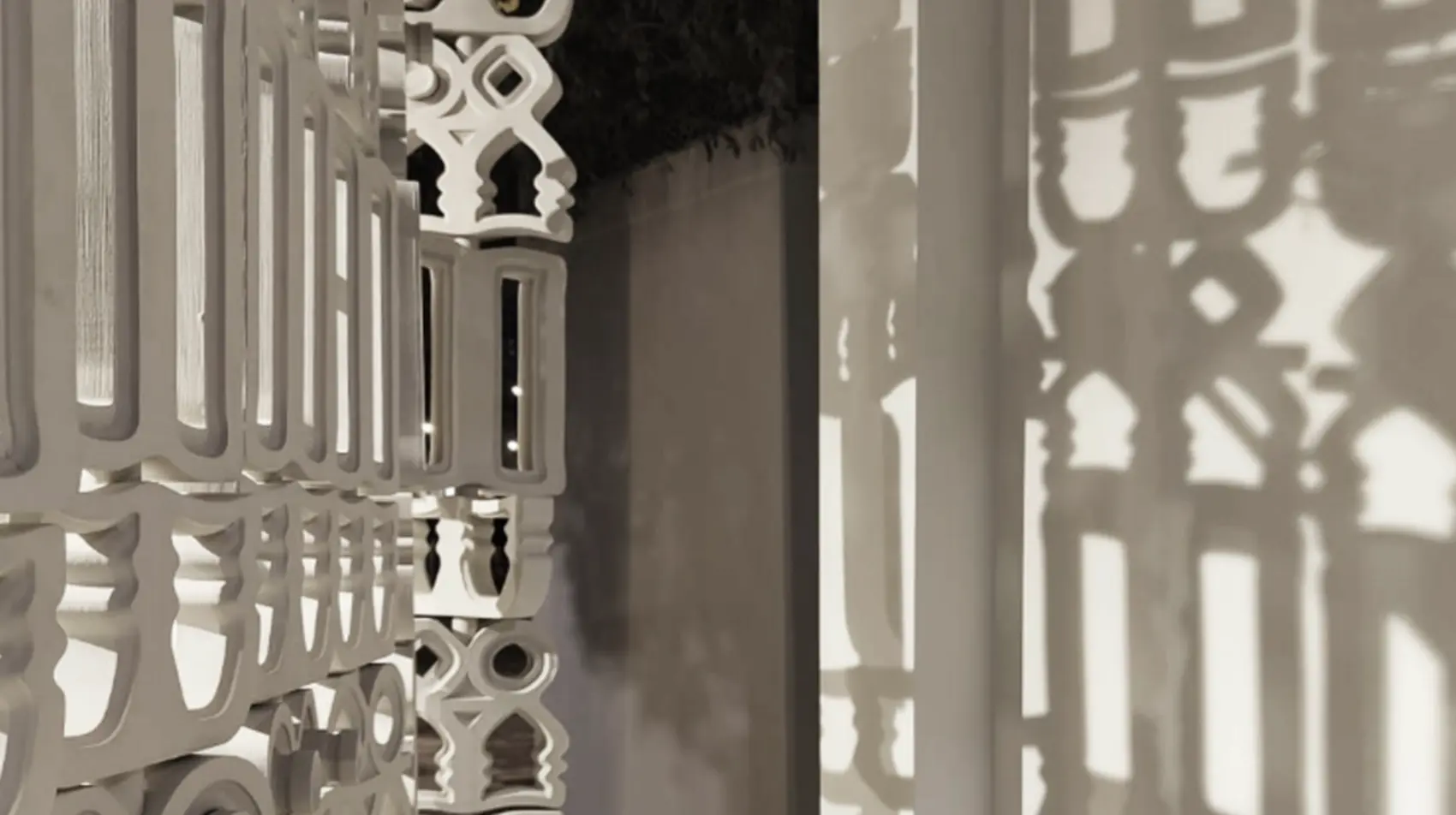 WARESH, a culturally inspired, interactive modular wall divider that pays homage to the timeless patterns of Emirati architecture WARESH, a culturally inspired, interactive modular wall divider that pays homage to the timeless patterns of Emirati architecture