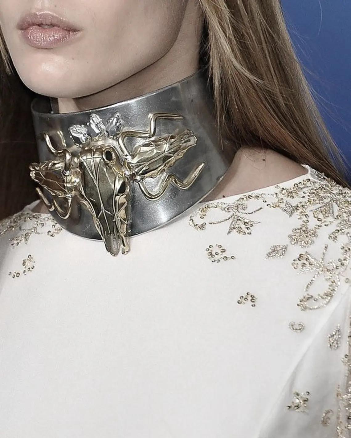 Prabal Gurung Fall 2012 Cow Head Necklace Prabal Gurung Fall 2012 Cow Head Necklace