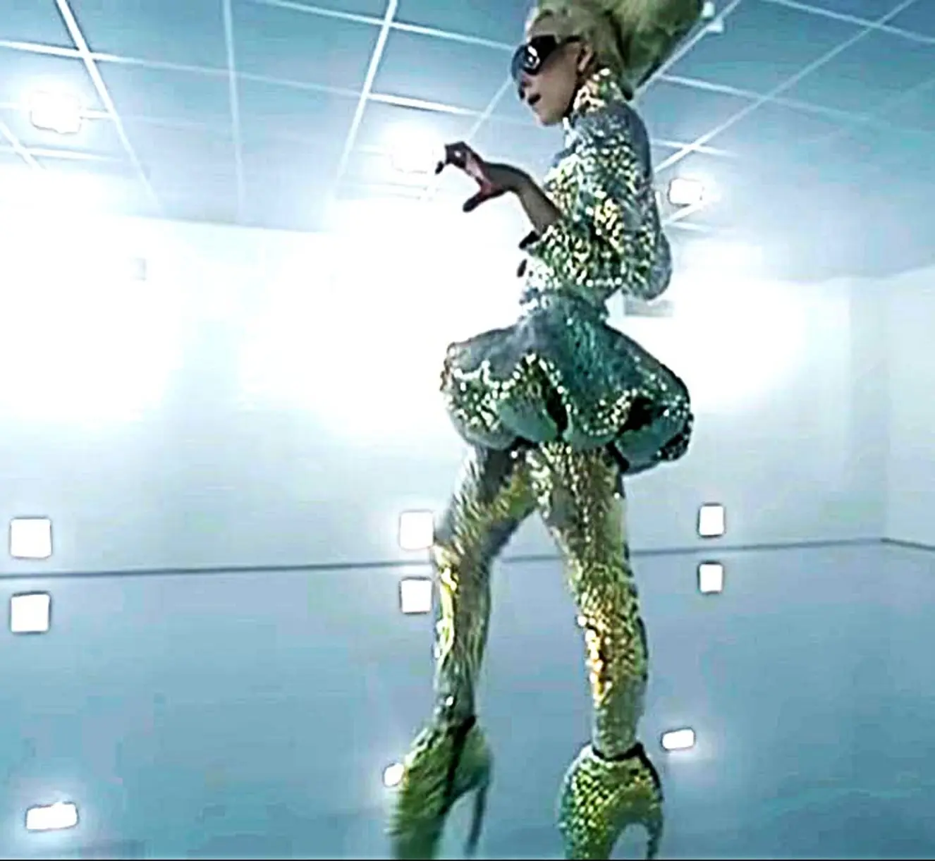 Lady Gaga in "Bad Romance" Music Video Lady Gaga in "Bad Romance" Music Video