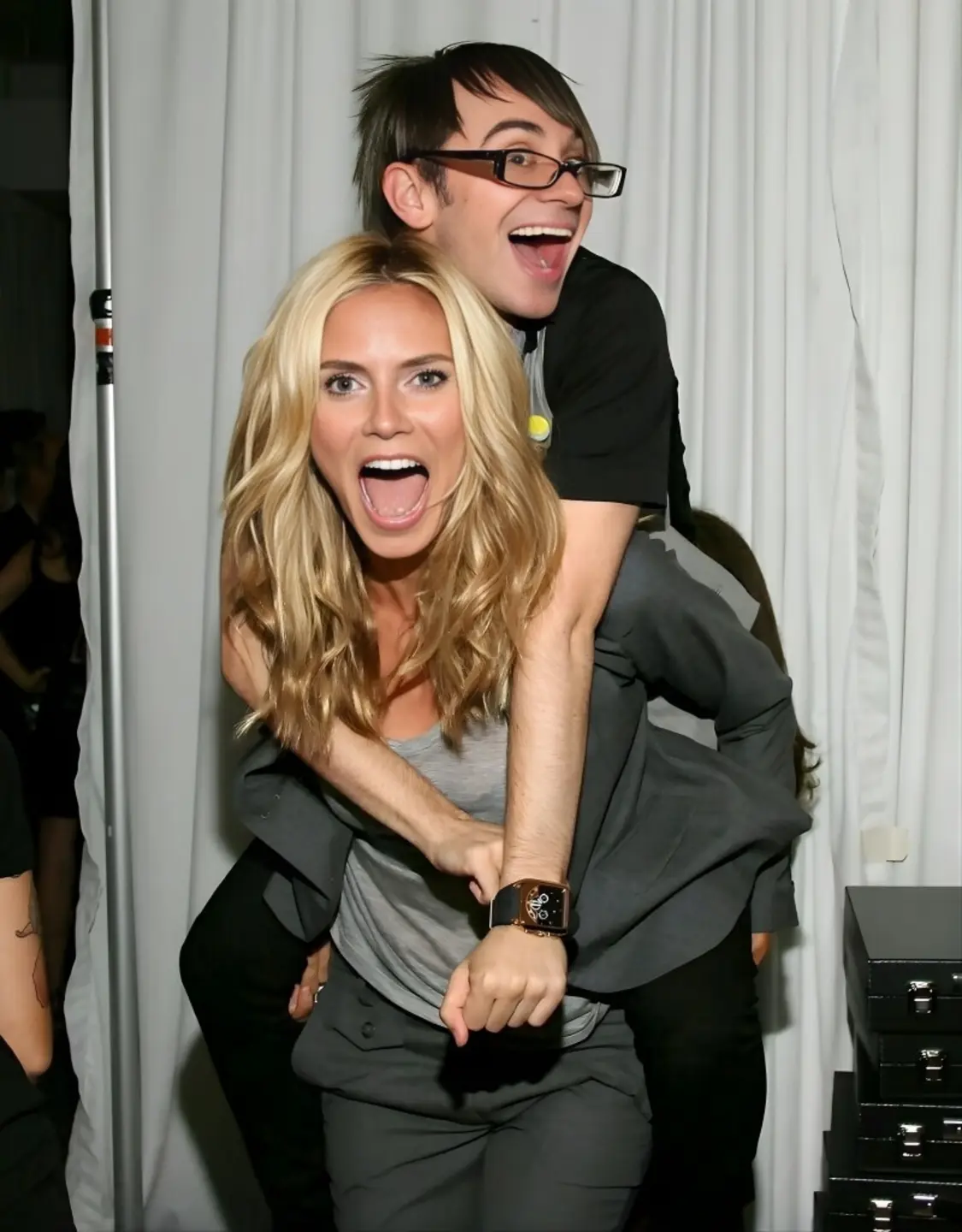 Christian Siriano and Heidi Klum Christian Siriano and Heidi Klum