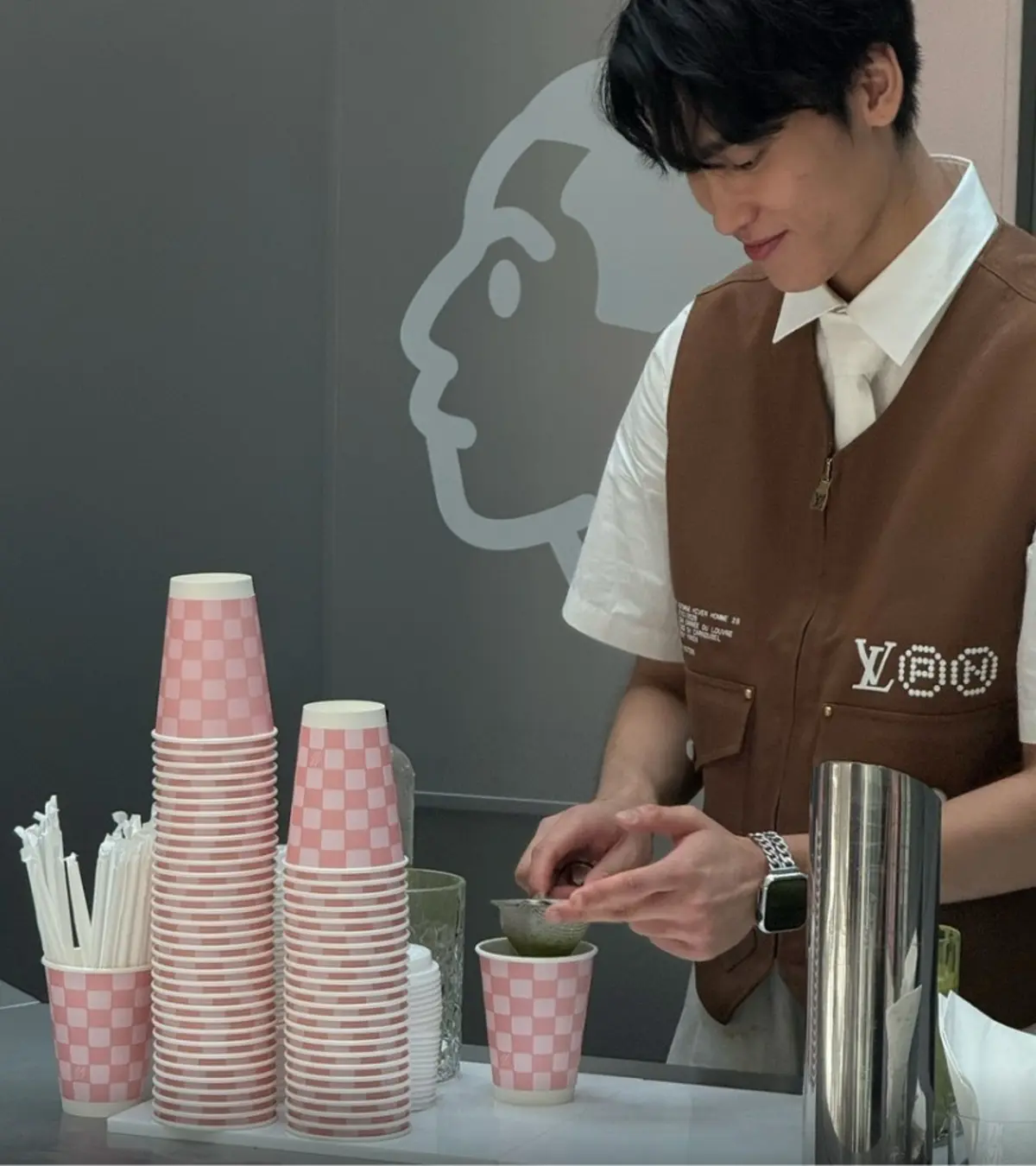 Louis Vuitton’s Matcha Pop-Up in Hong Kong