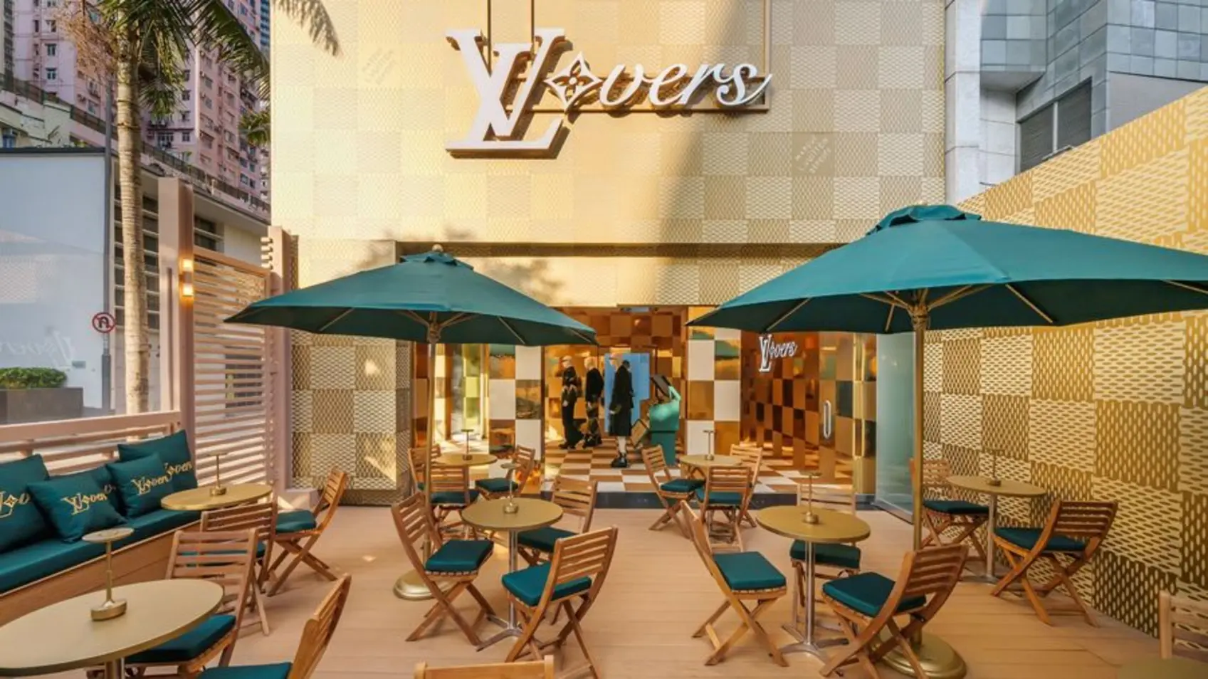 Louis Vuitton’s Cafe Pop-Up in Hong Kong