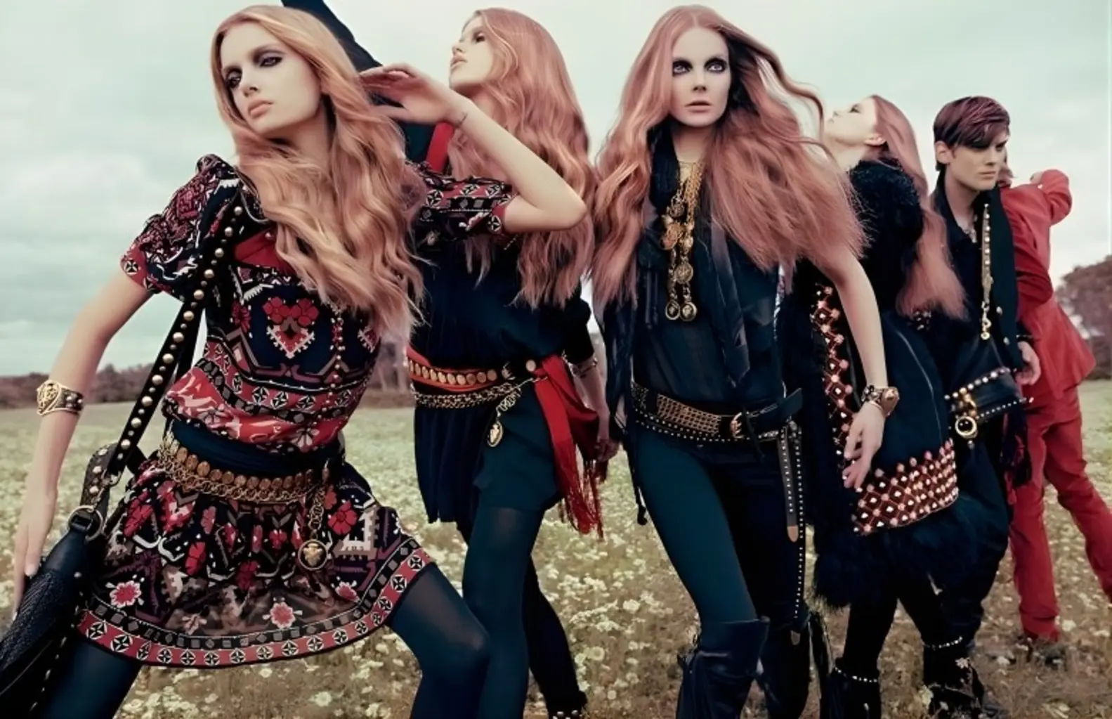 Gucci Fall 2008 Campaign Featuring Abbey Lee Kershaw, Lily Donaldson, Eniko Mihalik, Ksenia Kahnovich