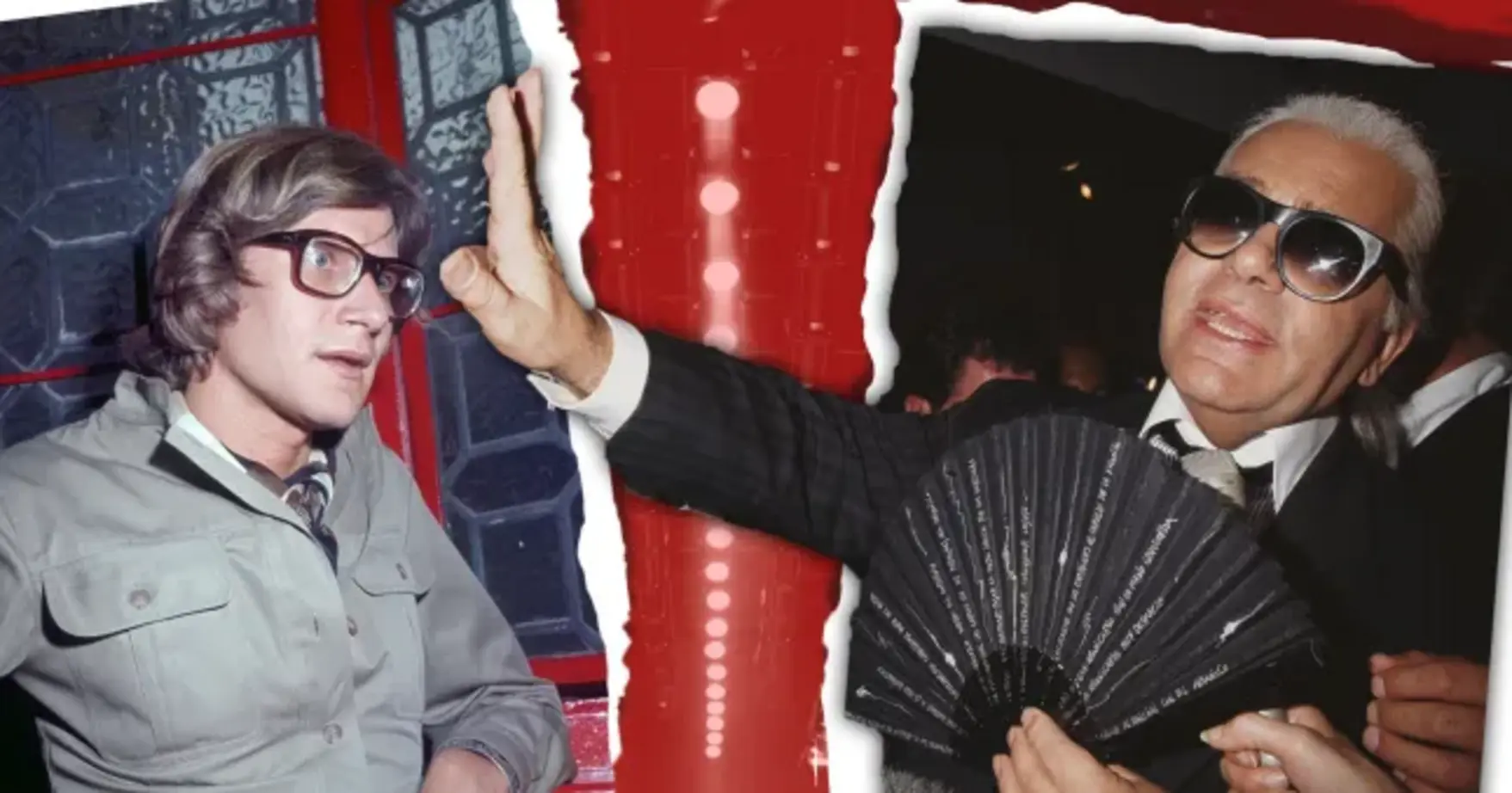 Karl Lagerfeld vs Yves Saint Laurent: from friendship to rivial